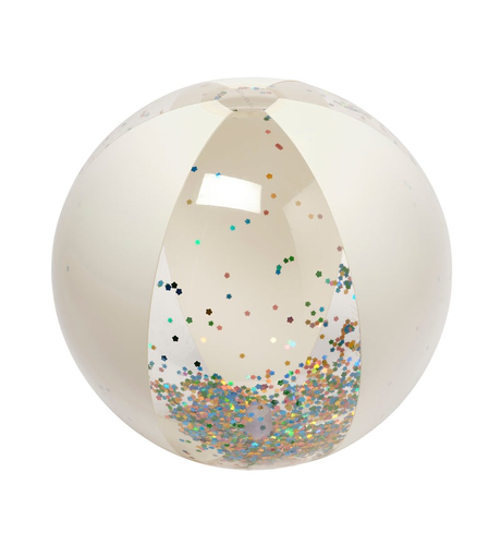 Sunnylife Inflatable Beach Ball Cotton Candy - Glitter