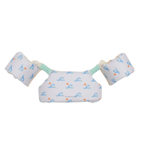 Sunnylife Floatie Jacket Sid The Seagull Blue Wave 3-6Y