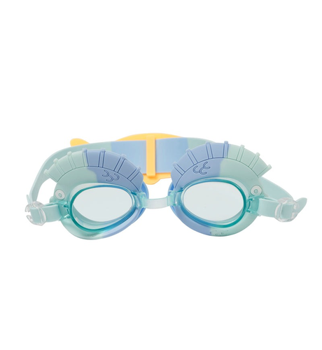 Sunnylife Kids Swim Goggles Finn The Fish - Aqua Blue