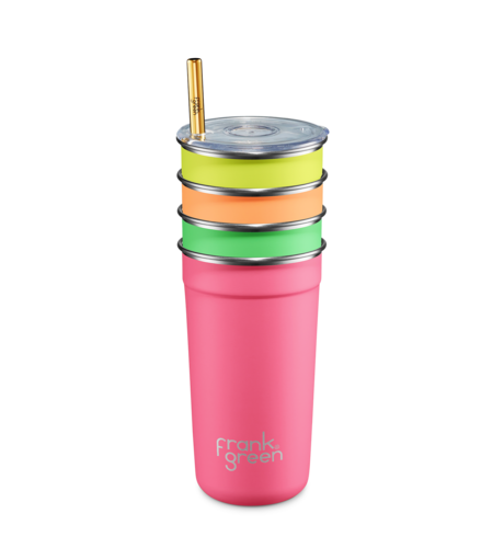 Frank Green Mixed Neon 475ml S/S Party Cup 4pk