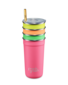 Frank Green Mixed Neon 475ml S/S Party Cup 4pk