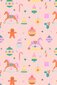 Milky Candy Cane PJs - Pastel Pink