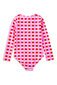 Milky Lollipop Check L/S Swimsuit