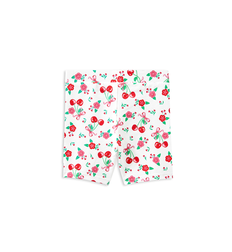 Milky Sweet Cherry Bike Short - White