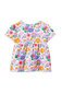 Milky Sunshine Floral Swing Tee - White