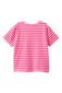 Milky Red Stripe Tee - Pink