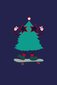 Milky Christmas Tree PJs - Midnight / Silver Marle