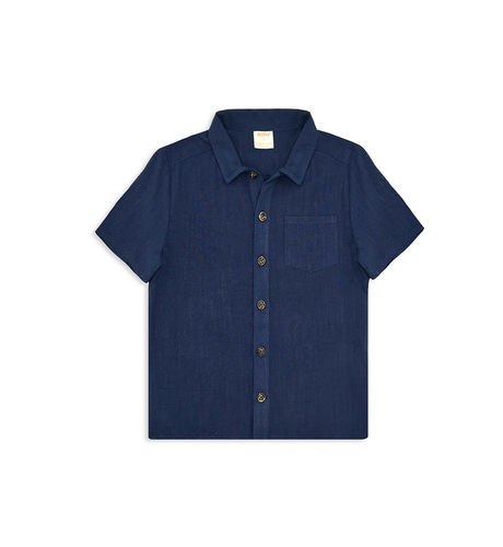 Milky Linen Shirt - Blue