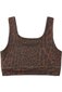 Rylee + Cru Swift Sports Crop - Leopard