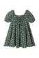 Rylee + Cru Sabrina Mini Dress - Green Ditsy
