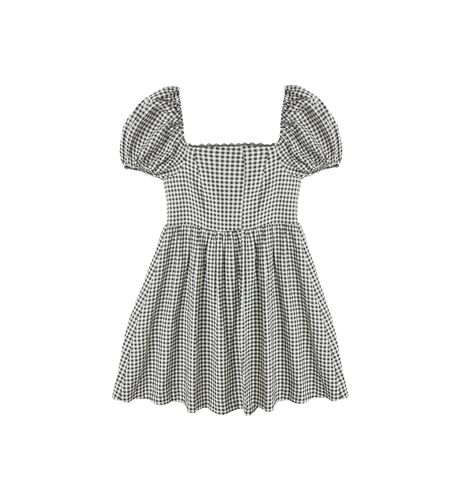 Rylee + Cru Axel Dress - Black Gingham