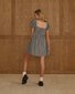 Rylee + Cru Axel Dress - Black Gingham