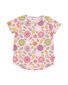 Kissed By Radicool Smiley Flowers Tee