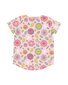 Kissed By Radicool Smiley Flowers Tee