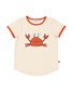Kissed By Radicool Crazy Crab Tee - Sand/Orange