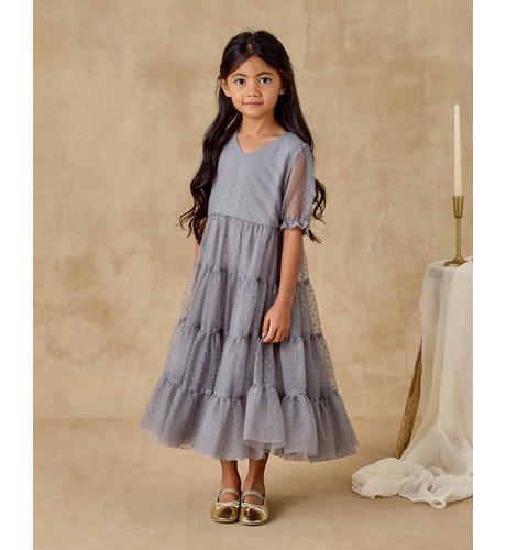 Noralee Dottie Dress Rose French Blue