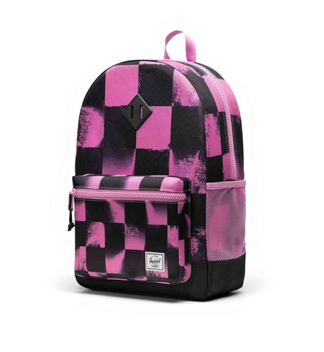 Herschel Heritage Youth Backpack (26L) - Stencil Checker/Opera Mauve