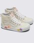 Vans Sk8 Hi Zip Flower Egret