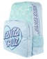 Santa Cruz Checker Heart Dot Backpack - Aqua