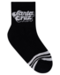 Santa Cruz Groovy Stack Mid Sock 2Pk (Girls 2-6) - Blk/Pink