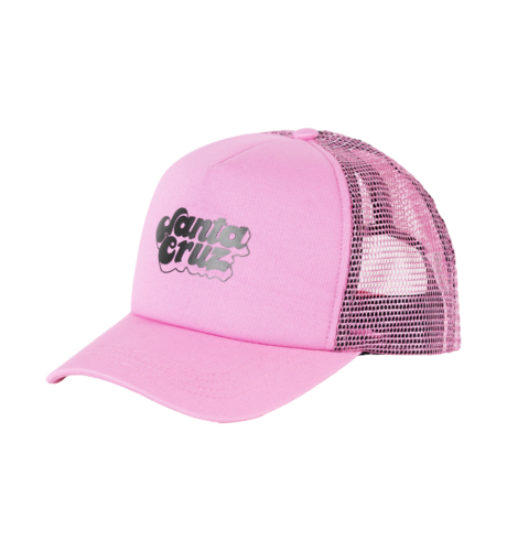 Santa Cruz Groovy Stack Trucker Cap - Pink