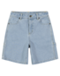 Santa Cruz Checker Heart Dot Carpenter Jean Shorts - Light Indigo