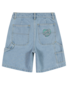 Santa Cruz Checker Heart Dot Carpenter Jean Shorts - Light Indigo