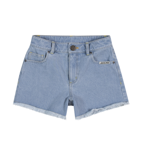 Santa Cruz Mfg Retro Dot Jean Shorts - Light Indigo