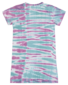 Santa Cruz Checker Block Front Tie-Dye Dress - Ocean