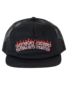 Santa Cruz Flamed Collegiate Arch Trucker Cap - Black