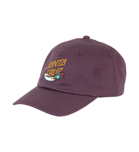 Santa Cruz Space Rocket Stack Dad Cap - Maroon