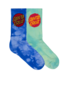 Santa Cruz Cruz Tie-Dye Crew Sock 2Pk (Yth 2-8)