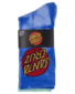 Santa Cruz Cruz Tie-Dye Crew Sock 2Pk (Yth 2-8)