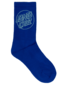 Santa Cruz Opus Dot Crew Sock 3 Pk (Yth 2-8) - Cobalt/Butter/Teal