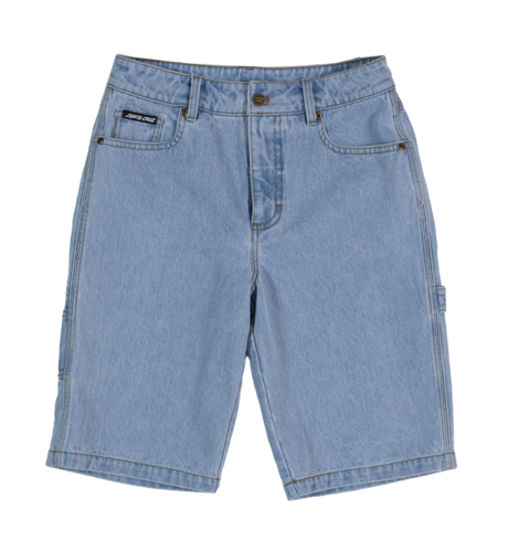 Santa Cruz Classic Dot Carpenter Jean Short - Light Indigo