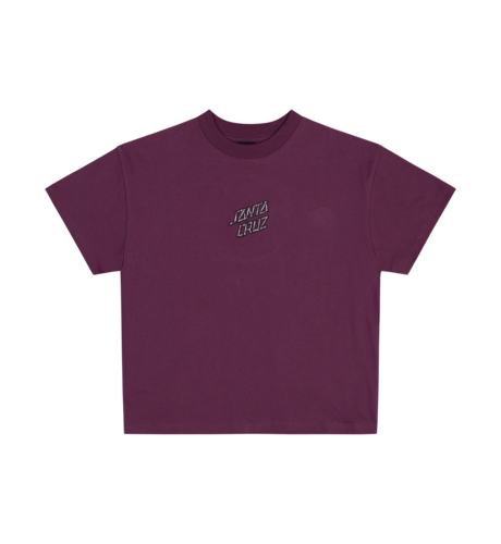 Santa Cruz Brain Dot Centre Tee - Maroon