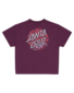 Santa Cruz Brain Dot Centre Tee - Maroon
