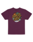 Santa Cruz Space Dot Rocket Tee - Maroon
