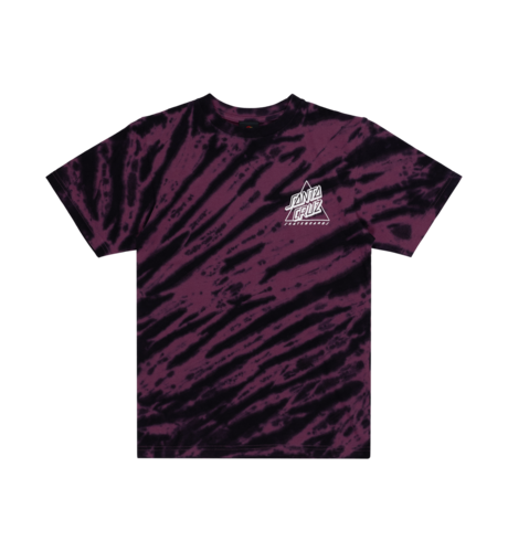 Santa Cruz Not A Dot Hollow Tie-Dye Tee - Maroon