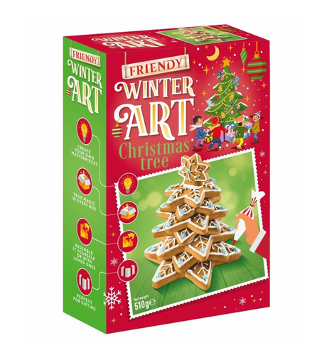 Friendy Gingerbread Tree Kit 510gm