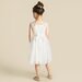 Designer Kidz Angie Lace S/S Bodice Dress - Ivory