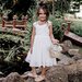 Designer Kidz Angie Lace S/S Bodice Dress - Ivory