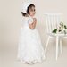 Designer Kidz Sophia Christening Bonnet - Ivory