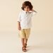 Designer Kidz Leo L/S Button Shirt - Ivory
