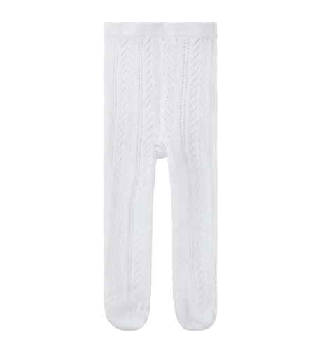Designer Kidz Textured Knit Tights - Ivory