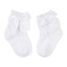 Designer Kidz Baby Bow Crew Socks - Ivory