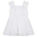 Designer Kidz Angie Lace S/S Romper - Ivory