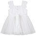 Designer Kidz Angie Lace S/S Romper - Ivory