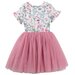 Designer Kidz Summer Meadow S/S Tutu Dress - Pink