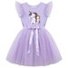Designer Kidz Unicorn S/S Tutu Dress - Lavender